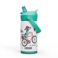 Thrive Flip Straw Kids VSS 12oz, Biking Dogs