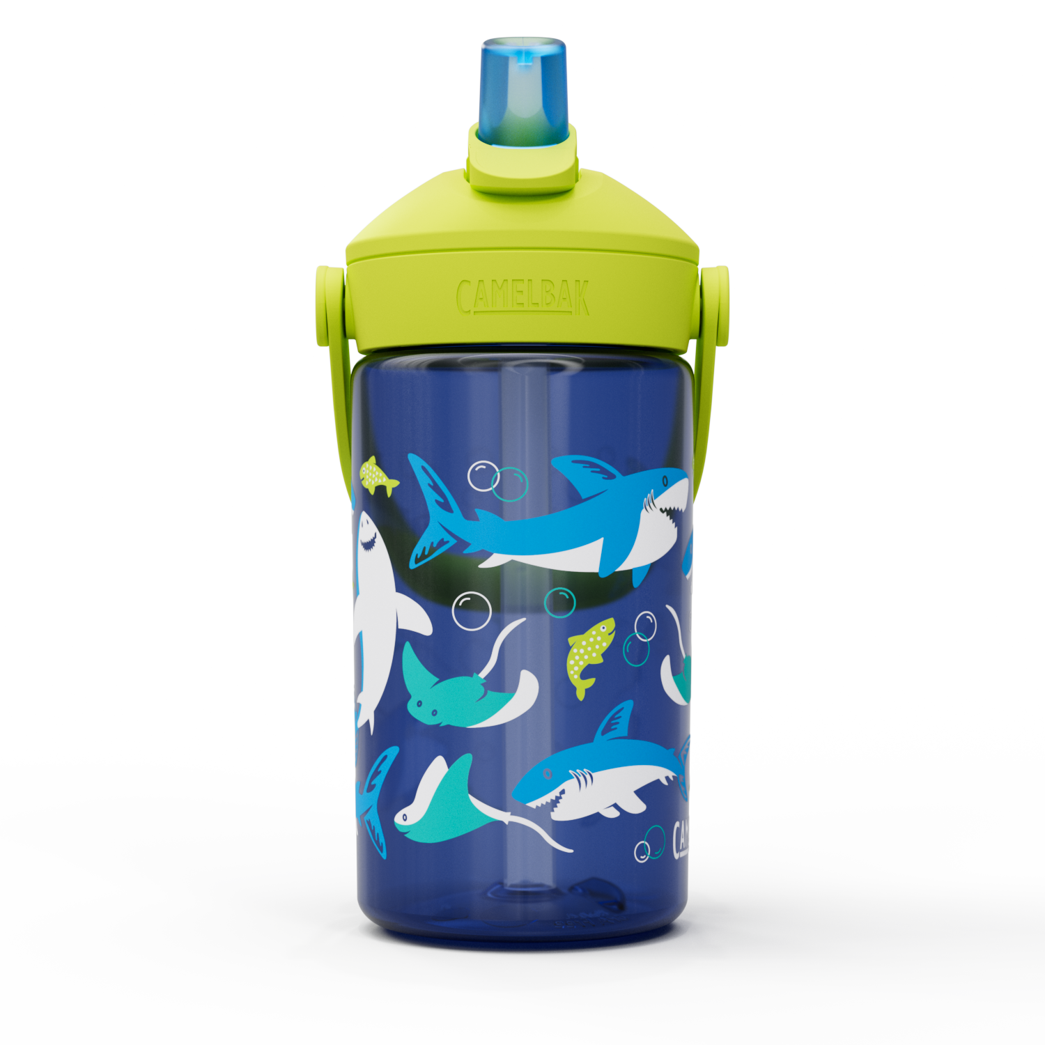 Thrive Flip Straw Kids 14oz, Sharks and Rays