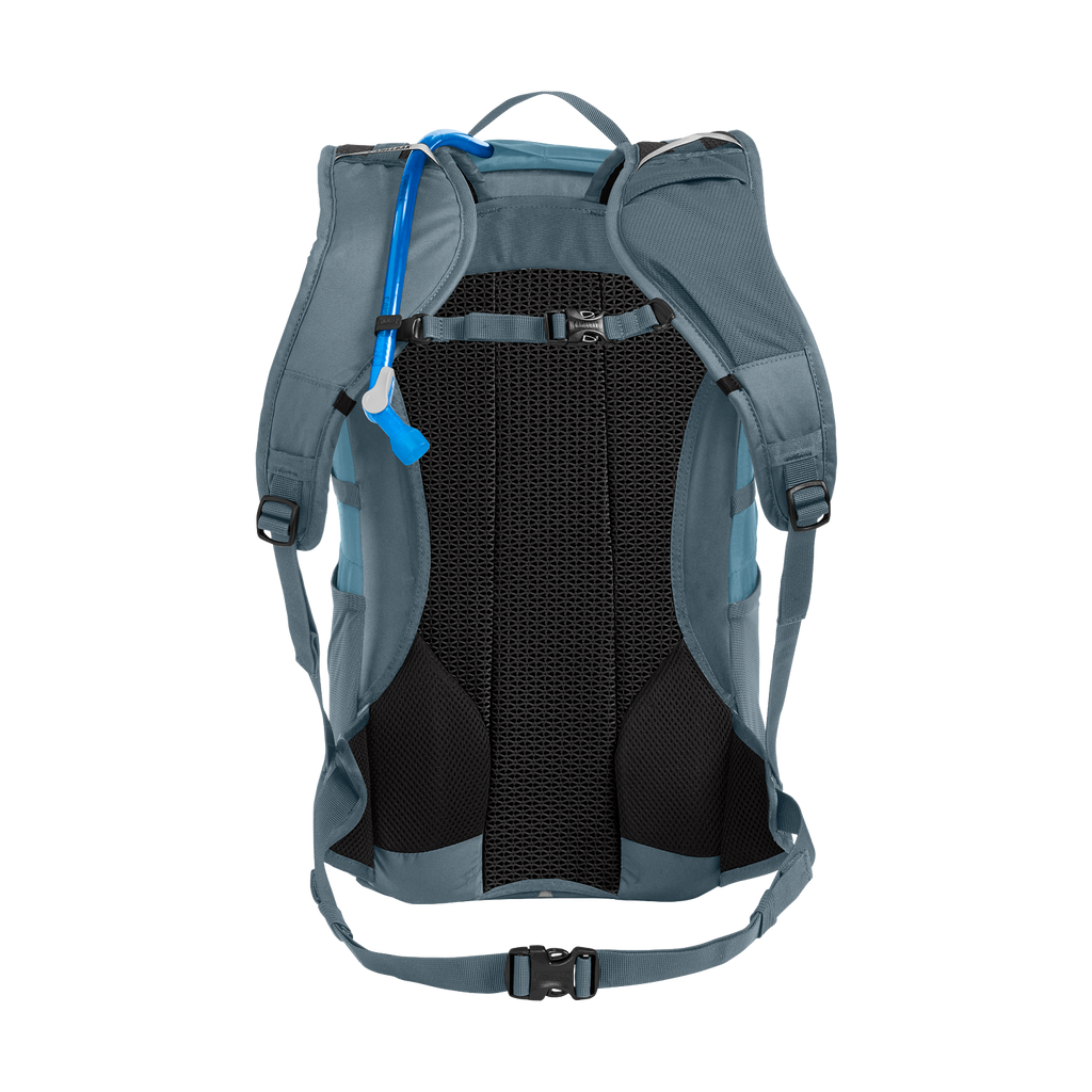 Women's Fourteener 24 100oz, Smoke Blue/Fiery Coral