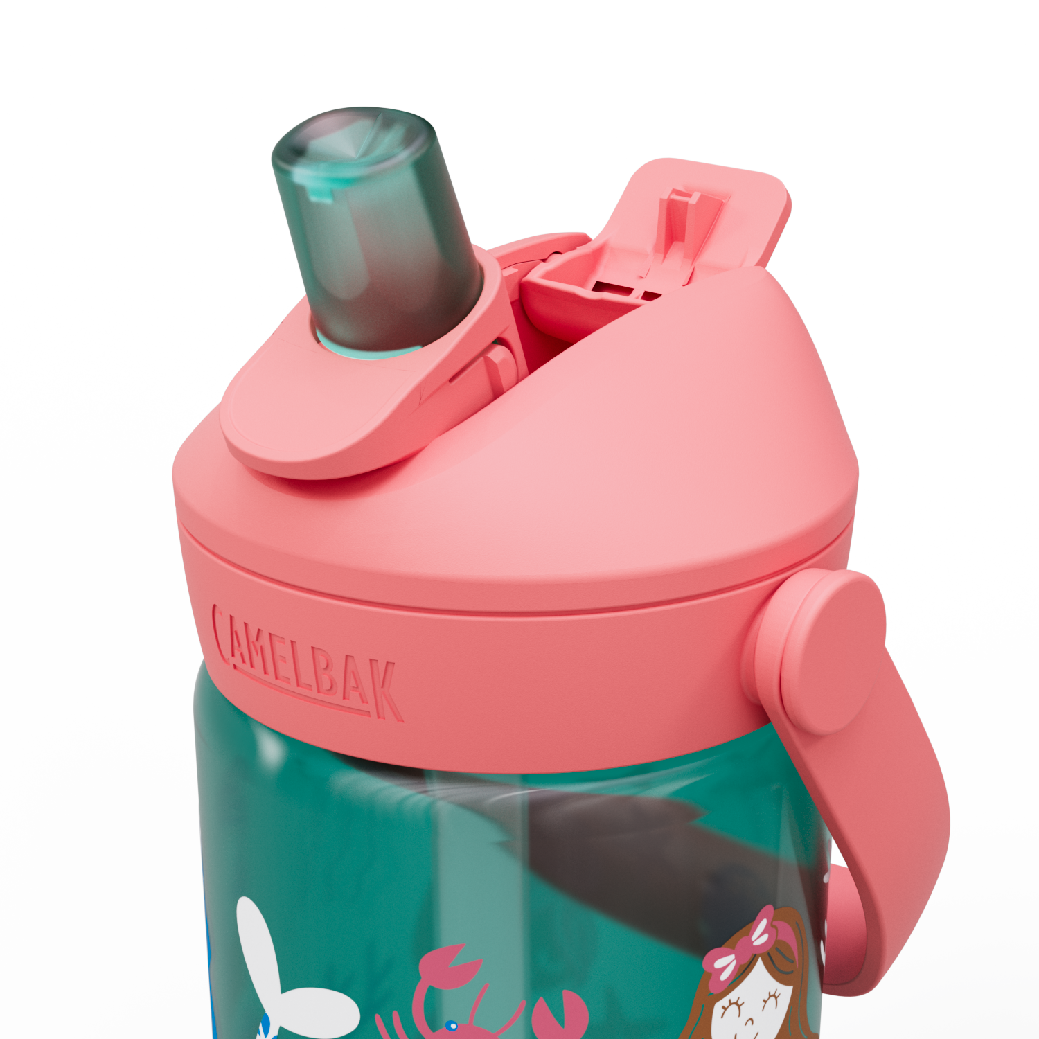 Thrive Flip Straw Kids 14oz, Mermaid Friends