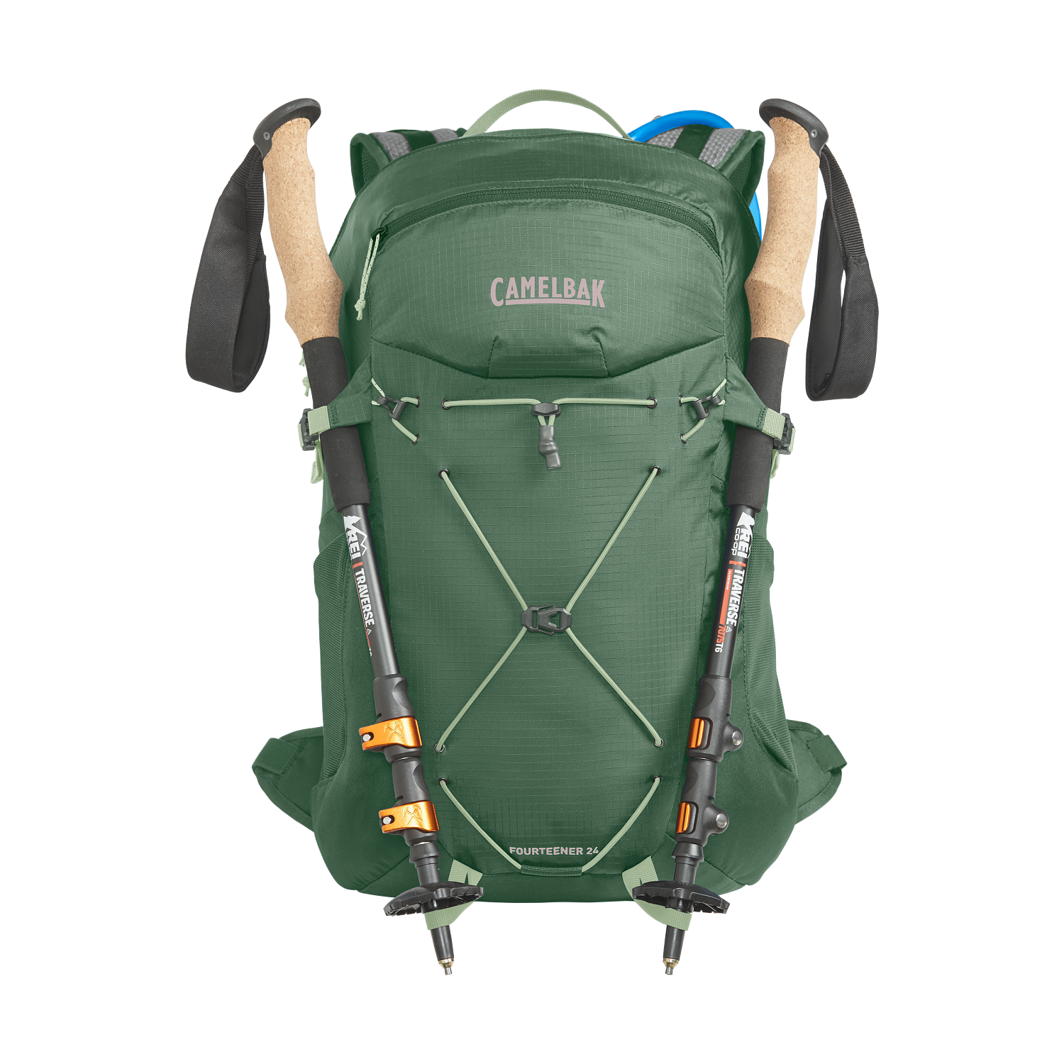 Women's Fourteener 24 100oz, Sage Green
